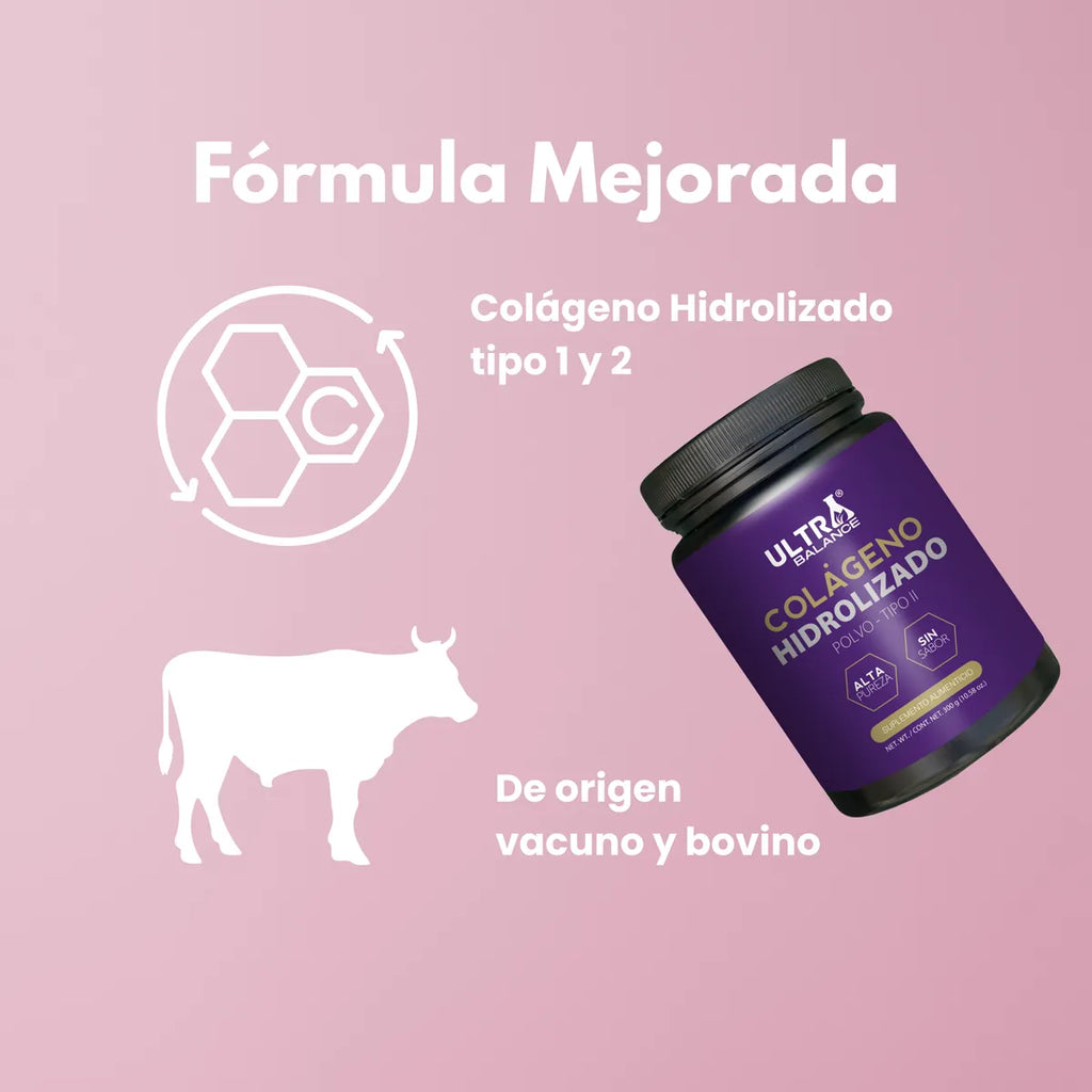 Colágeno Hidrolizado Premium 300g Tipo II | Ultra Balance