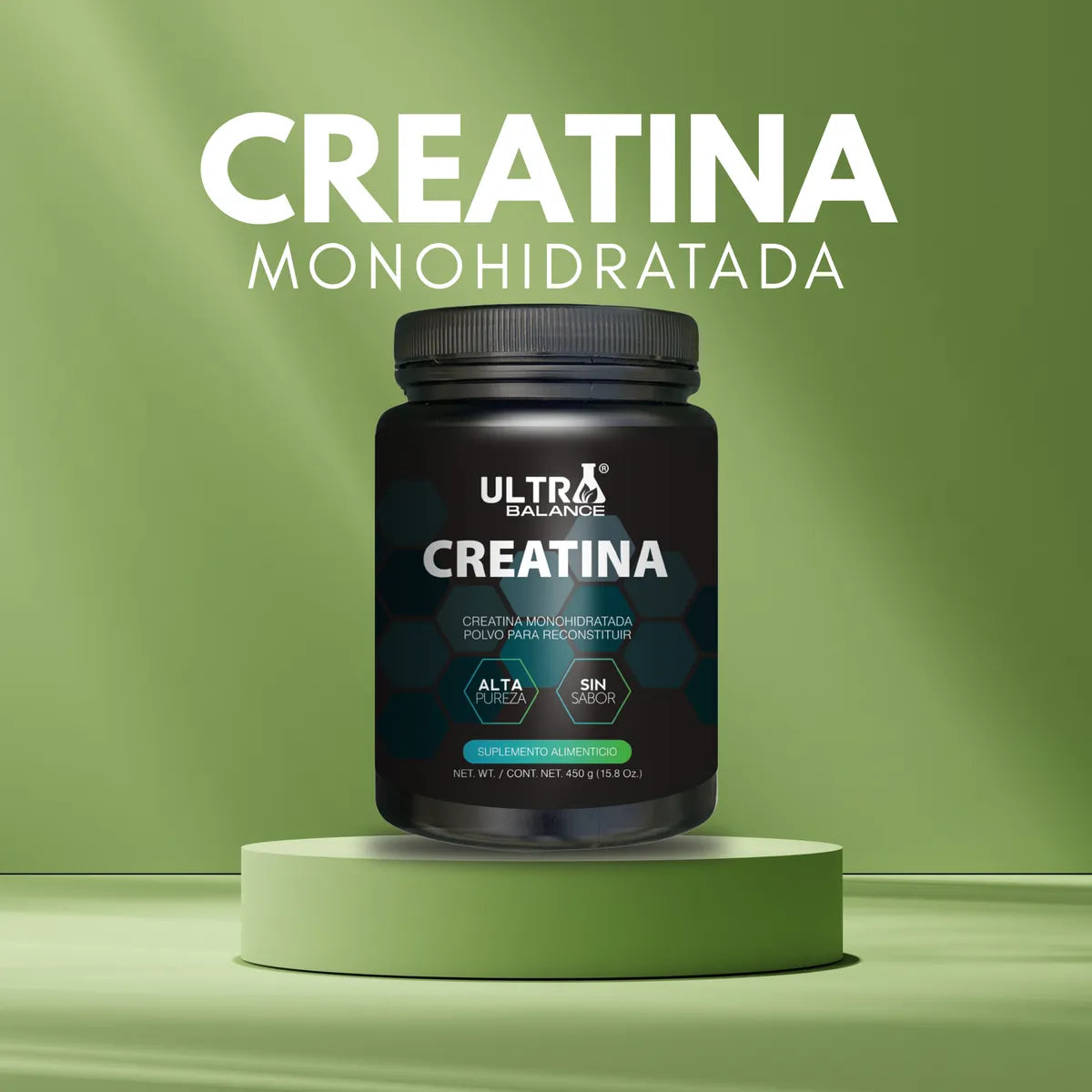 Creatina Monohidratada Premium 450g | Ultra Balance