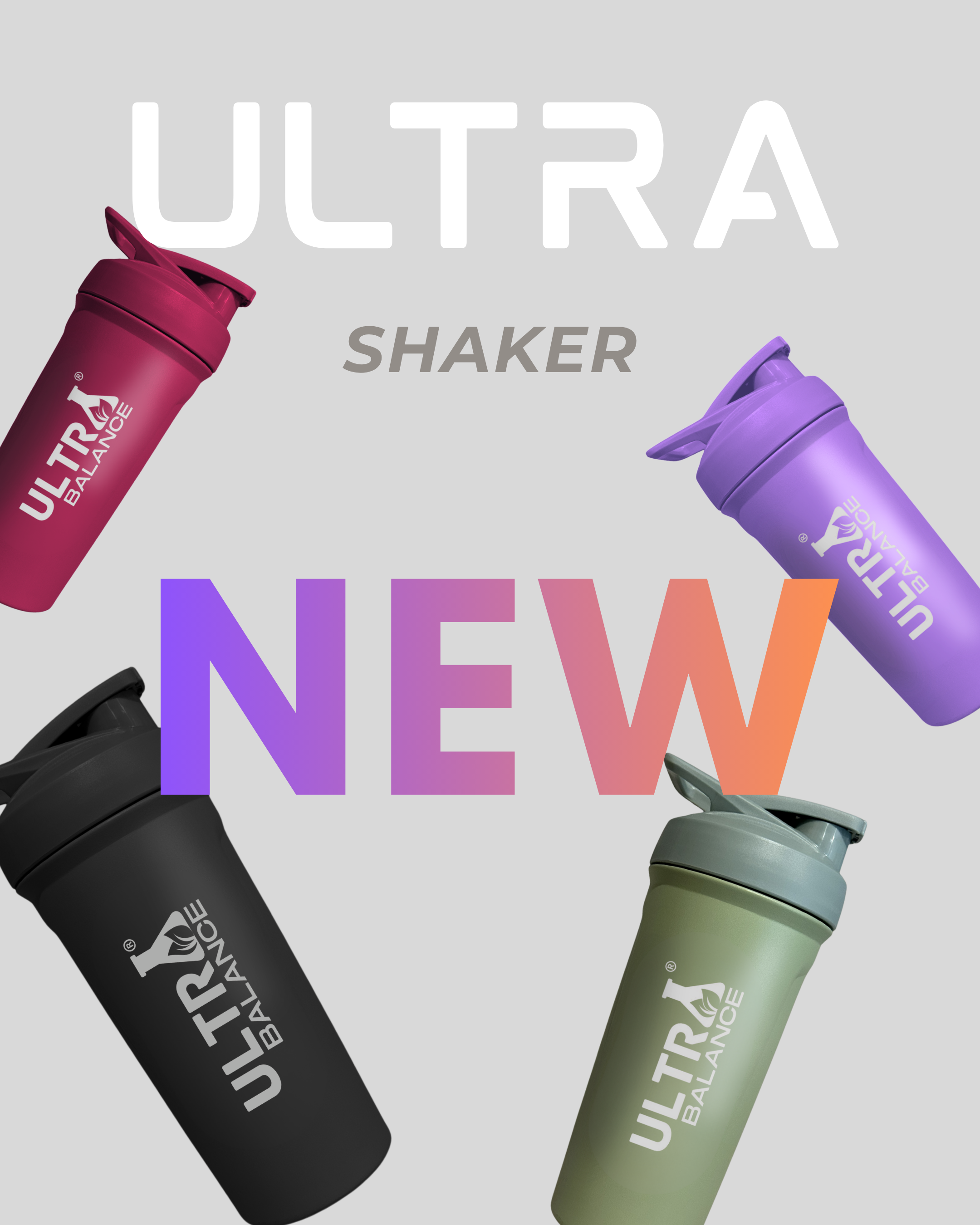 Ultra Shaker Metálico 600ml